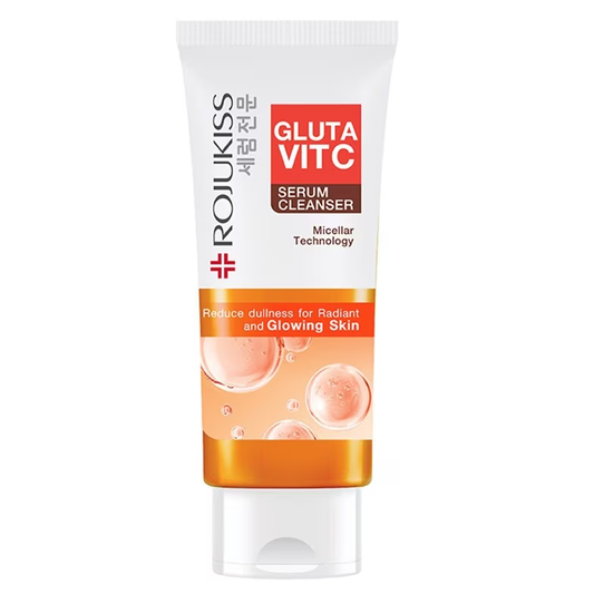 Rojukiss Gluta Vit C Serum Cleanser 100g | Brightening & Deep Cleansing