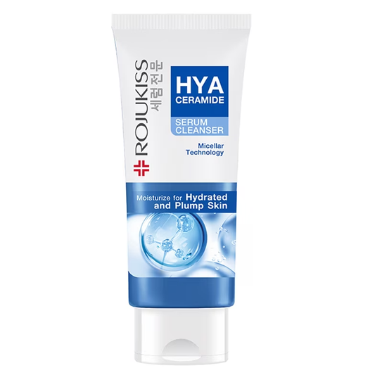 Rojukiss Hya Ceramide Serum Cleanser 100g – Hydrating & Gentle Face Wash