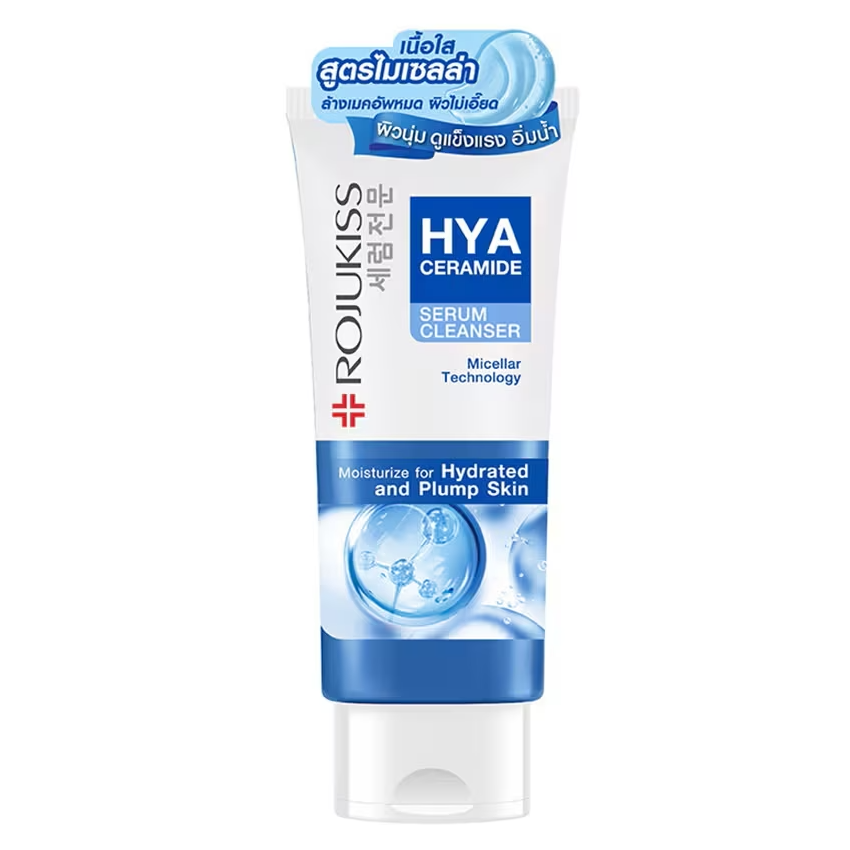 Rojukiss Hya Ceramide Serum Cleanser 100g – Hydrating & Gentle Face Wash