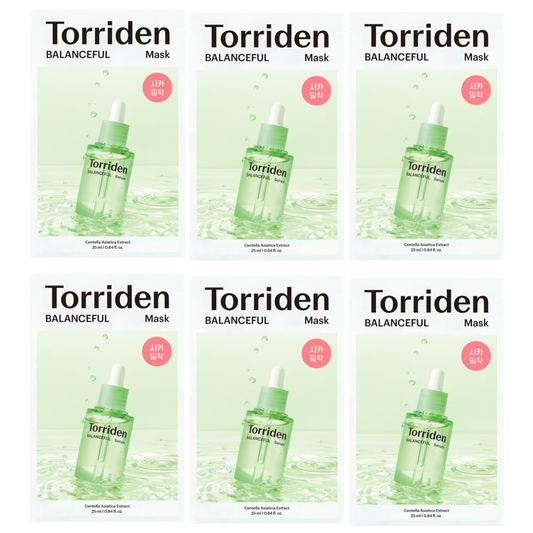 Torriden Balanceful Cica Mask Sheet - 25ml (Pack of 6)