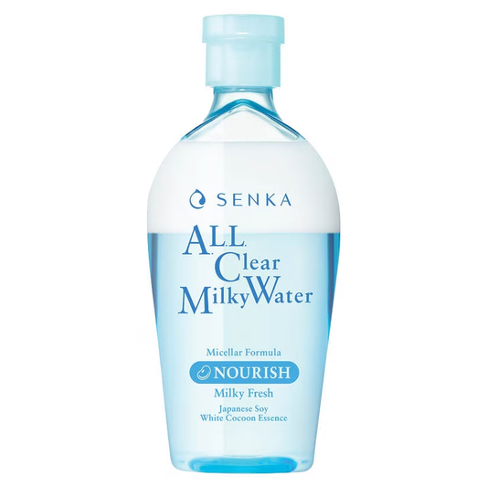 Senka All Clear Milky Water Micellar Cleanser 230ml – Nourishing & Hydrating