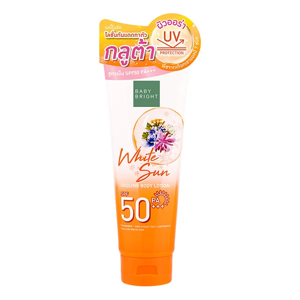 Baby Bright SPF50 PA+++ Cooling Sun Body Lotion 160ml – Hydrating & Protecting