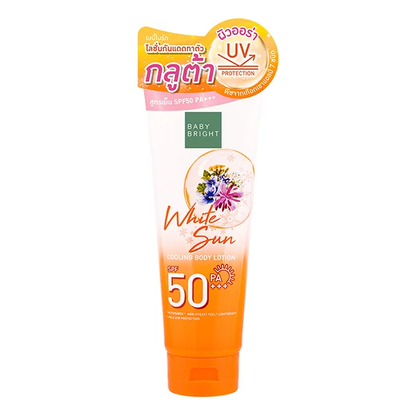 Baby Bright SPF50 PA+++ Cooling Sun Body Lotion 160ml – Hydrating & Protecting