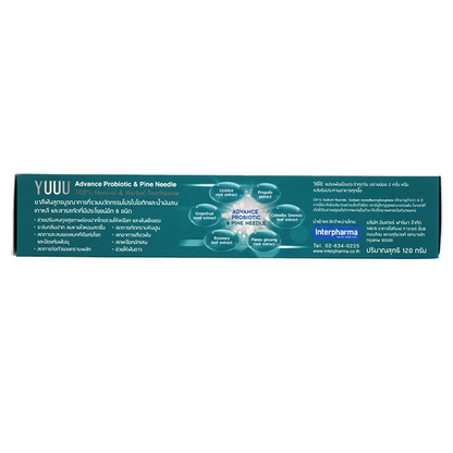 Interpharma YUUU Probiotic Toothpaste 120g – Natural Oral Care for Gum and Tooth Health