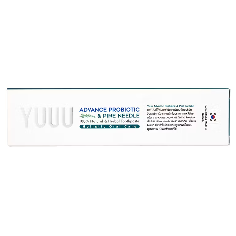 Interpharma YUUU Probiotic Toothpaste 120g – Natural Oral Care for Gum and Tooth Health