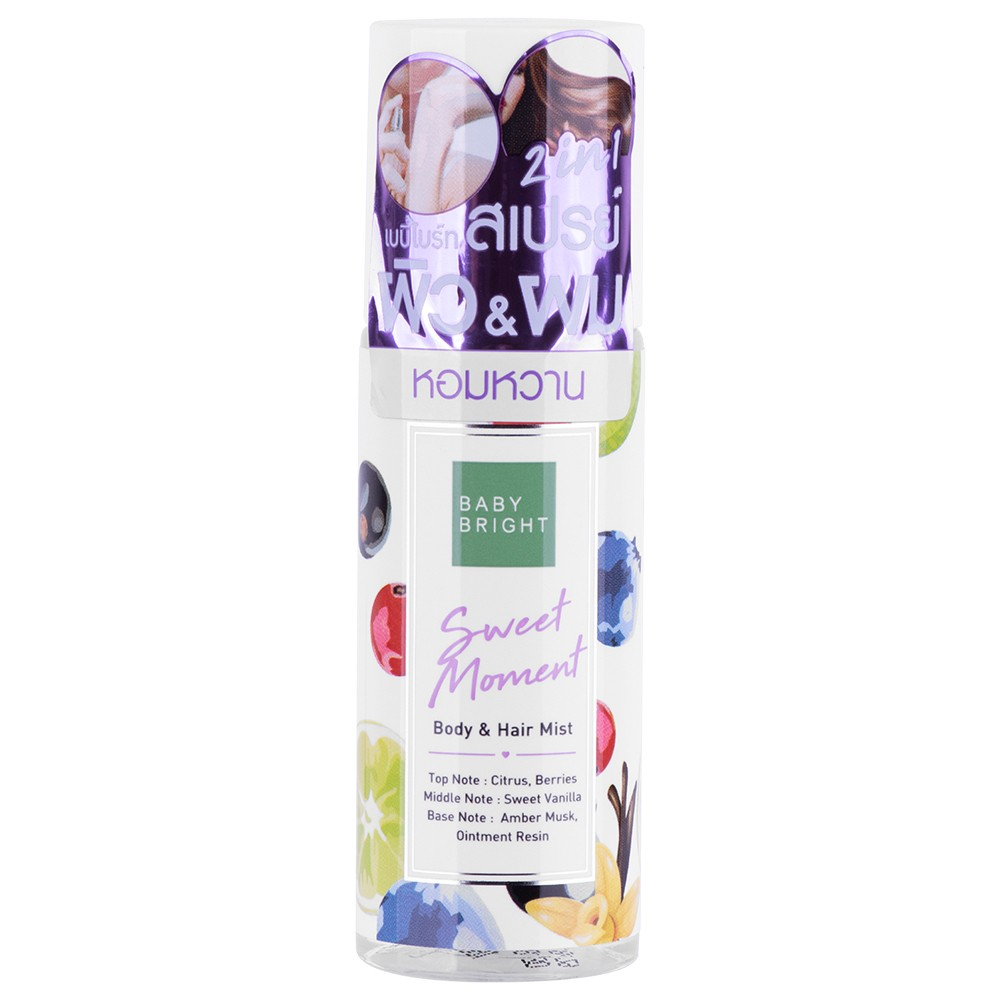 Baby Bright Sweet Moment Body & Hair Mist 50ml – Refreshing Fragrance & Hydration