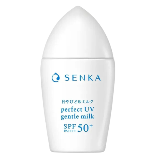 Senka Perfect UV Gentle Milk SPF50+ PA++++ 40ml - Lightweight Sensitive Skin Sunscreen