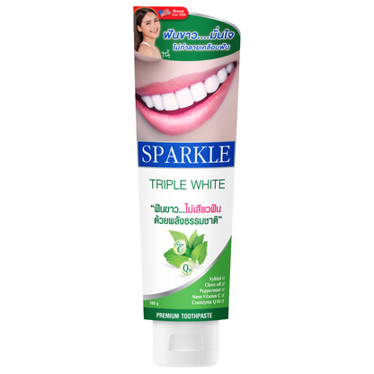Sparkle Triple White Toothpaste 100g – Powerful Whitening for a Bright Smile