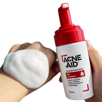 Acne-Aid Foaming Face Wash 100ml – Made in Thailand for Clear, Healthy Skin