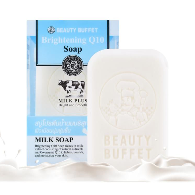 Beauty Buffet Milk Plus Brightening Q10 Soap 100g - Pack of 3