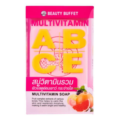 Beauty Buffet Multivitamin Soap 100g – Pack of 3 for Radiant, Hydrated Skin