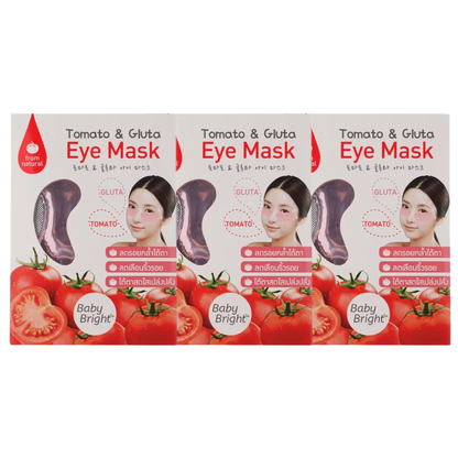 Baby Bright Tomato & Gluta Under-Eye Mask – 2.5g, Pack of 3 Pairs