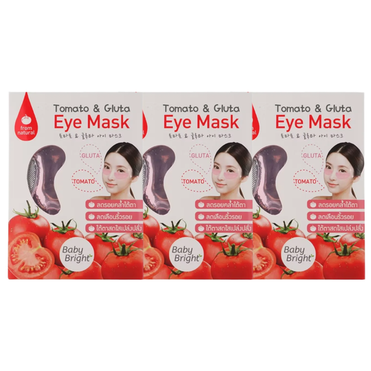 Baby Bright Tomato & Gluta Under-Eye Mask – 2.5g, Pack of 3 Pairs