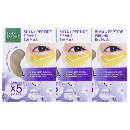Baby Bright 5Hya & Peptide Firming Eye Mask – 2.5g (Pack of 3 Pairs)