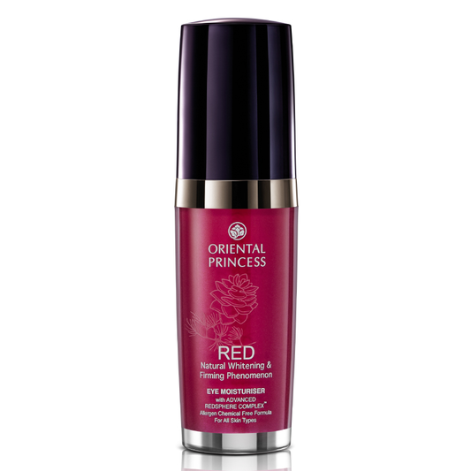 Oriental Princess Red Eye Cream - Natural Whitening & Firming Moisturizer 15ml