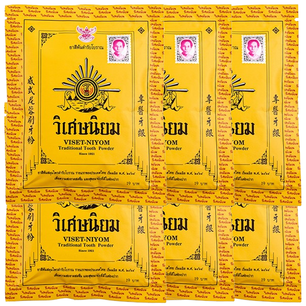 Viset Niyom Traditional Herbal Tooth Powder 40g (Pack of 6)