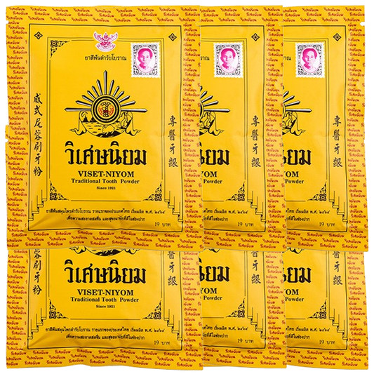 Viset Niyom Traditional Herbal Tooth Powder 40g (Pack of 6)