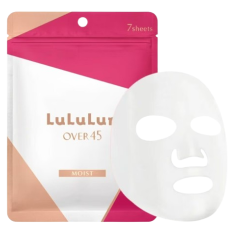 Lululun Over 45 Moisturizing Face Mask - Pack of 3 (7 Sheets Each) - Made in Japan