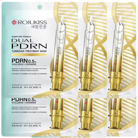 Rojukiss Dual PDRN Turnover Treatment Mask – Pack of 6