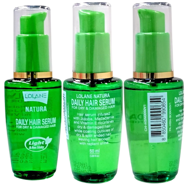 Lolane Natura Daily Hair Serum 7-in-1 for Dry & Damaged Hair – 50g