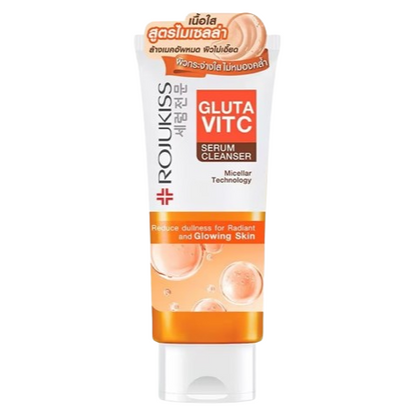 Rojukiss Gluta Vit C Serum Cleanser 100g | Brightening & Deep Cleansing