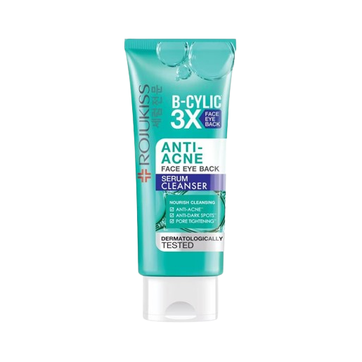 Rojukiss Anti-Acne Serum & Cleanser 70g – Face, Eyes & Back