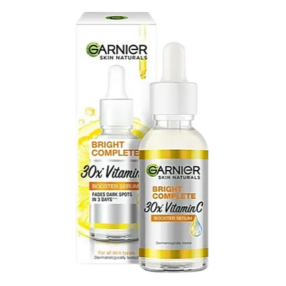 Garnier Bright Complete Vitamin C Booster Serum 50ml – Brightening & Spot Reduction