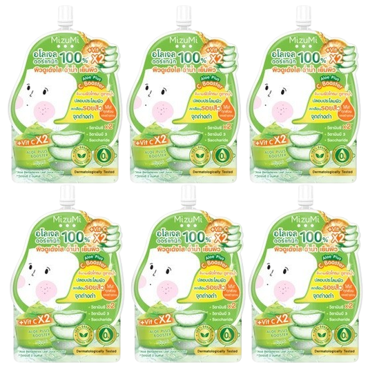 MizuMi Aloe Plus C Booster 6g - Pack of 6 | Made in Japan