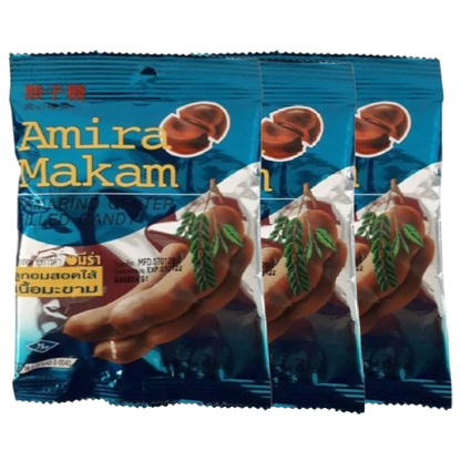 Amira Tamarind Candy 42g - Pack of 12 Bags | Authentic Thai Tamarind Treat