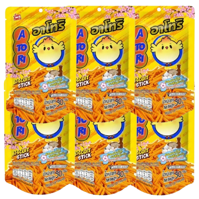 Atori Chicken Legs - Original Flavor, 50g (Pack of 6)