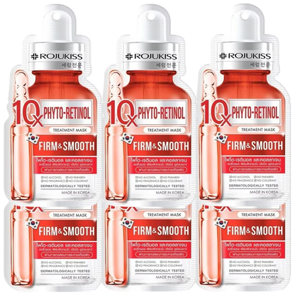 Rojukiss Phyto-Retinol 10X Firm & Hydrating Treatment Mask (Set of 6)