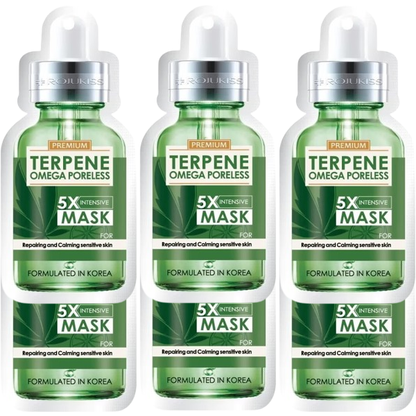 Rojukiss Premium Omega Poreless Terpene 5X Intensive Sheet Mask (Pack of 6)