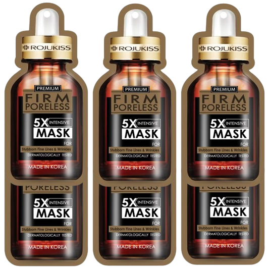 Rojukiss Premium Firm Poreless 5X Intensive Mask – Pack of 6