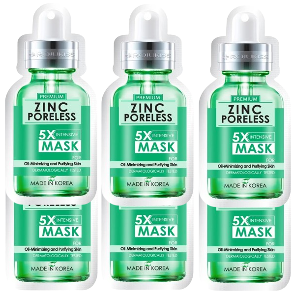 Rojukiss Premium Zinc Poreless 5X Intensive Mask – Pack of 6