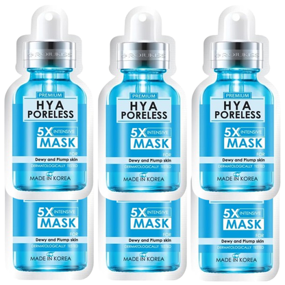 Rojukiss Premium Hyaluronic Poreless 5X Intensive Mask – Pack of 6