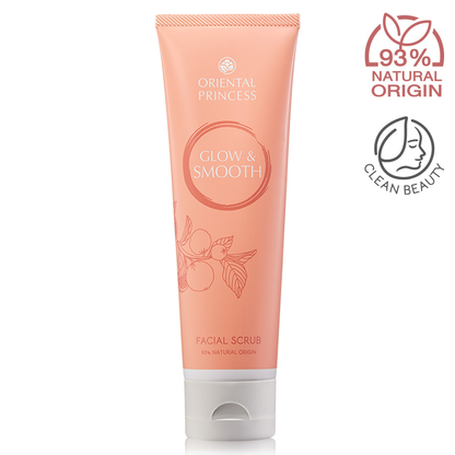 Oriental Princess Glow & Smooth Facial Scrub - 120g for Radiant, Hydrated Skin