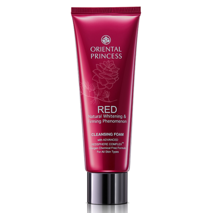 Oriental Princess RED Natural Whitening & Firming Cleansing Foam 100g