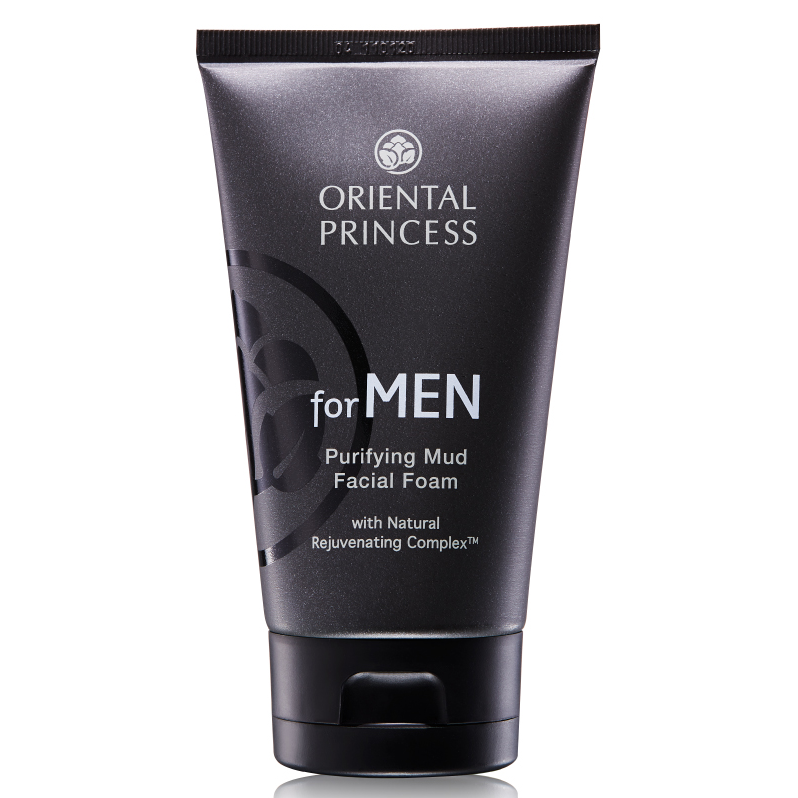 Oriental Princess Men's Purifying Mud Facial Foam 100g - Deep Clean & Revitalize