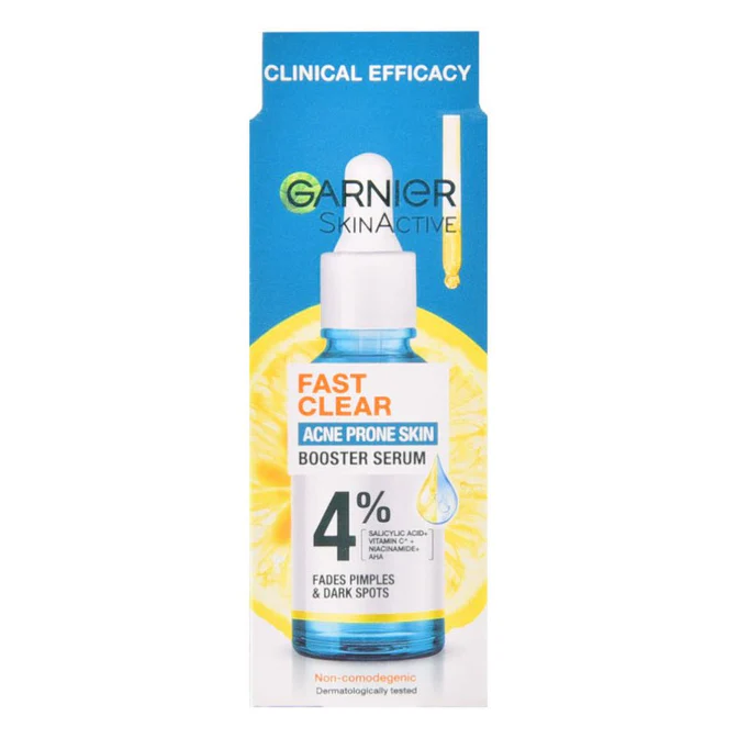 Garnier Bright Complete Anti-Acne Booster Serum 15ml - Clear & Radiant Skin