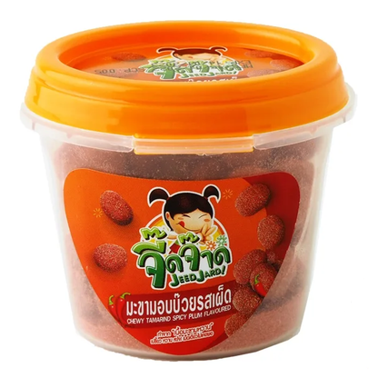 Jeedjad Spicy Baked Tamarind with Plum – 50g Packs (Set of 6)