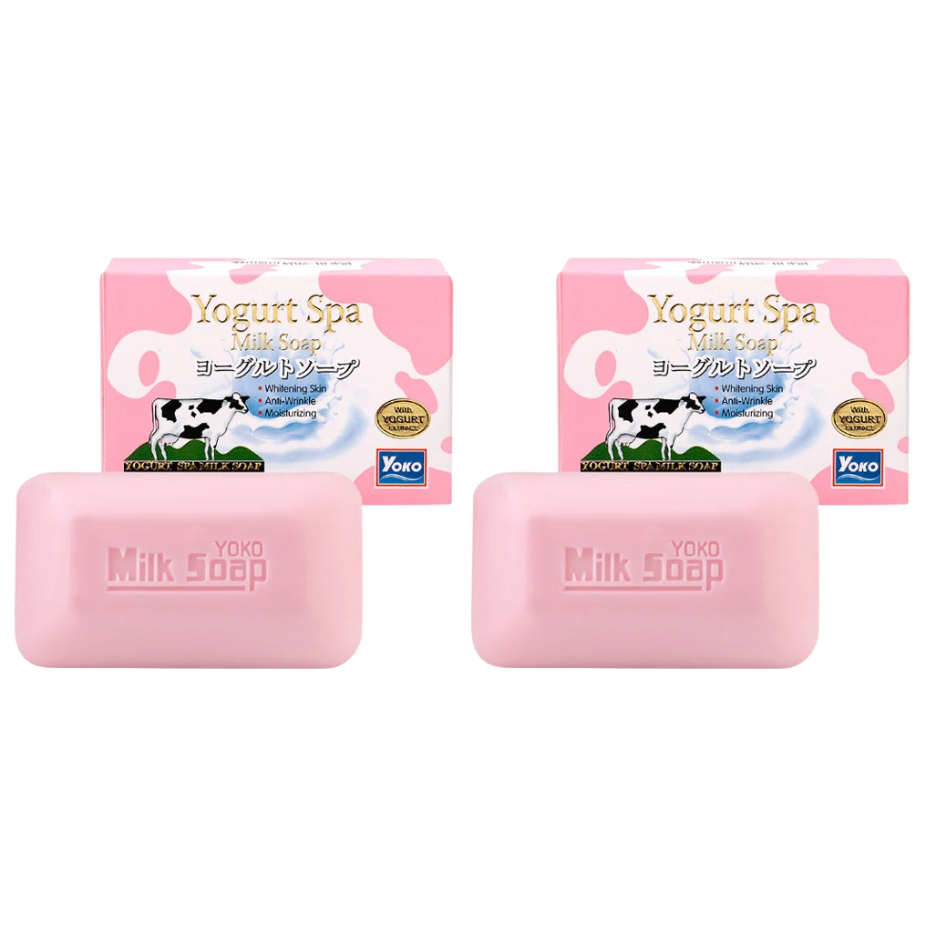 Yoko Yogurt Spa Milk Soap 90g – Pack of 2 for Gentle, Nourishing Cleanse