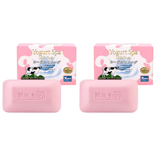 Yoko Yogurt Spa Milk Soap 90g – Pack of 2 for Gentle, Nourishing Cleanse