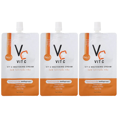 VIT C Brightening Cream - 7g (Pack of 3) for Radiant Skin