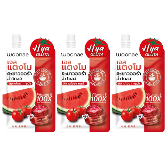 Woonae Tangmo Whitening Gel 50g - Pack of 3 for Bright, Radiant Skin