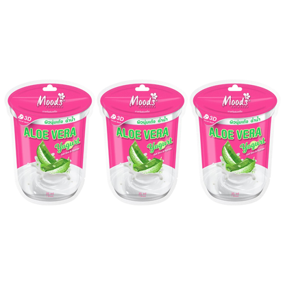 Moods Skin Care - Aloe Vera Yogurt Mask 35ml. (Pack of 3)