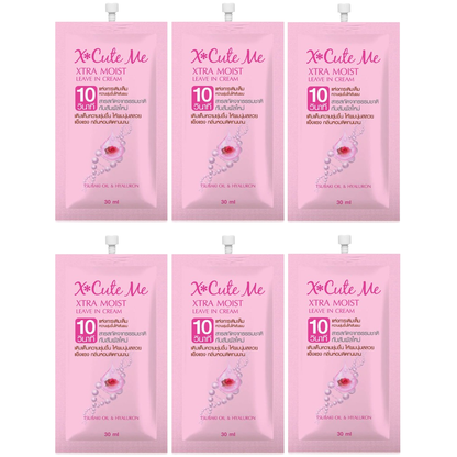 Xcuteme Xtra Moist Leave-In Hair Cream 30ml - Pack of 6