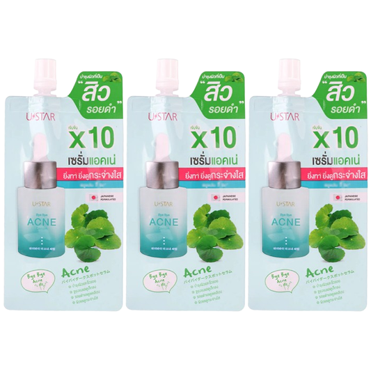 U-Star Bye Bye Acne Serum 5g – Pack of 3