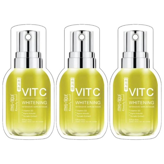 MYU-NIQUE Vitamin C Whitening Serum Mask 25g – Pack of 3