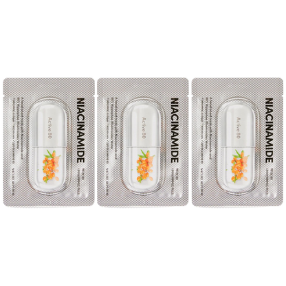 Nature Republic Active 80 Niacinamide Mask - 29ml (Set of 3)