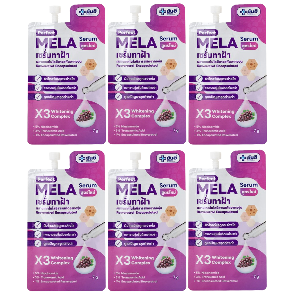 Yanhee Perfect Mela Serum 7g – Pack of 6 for Radiant Skin